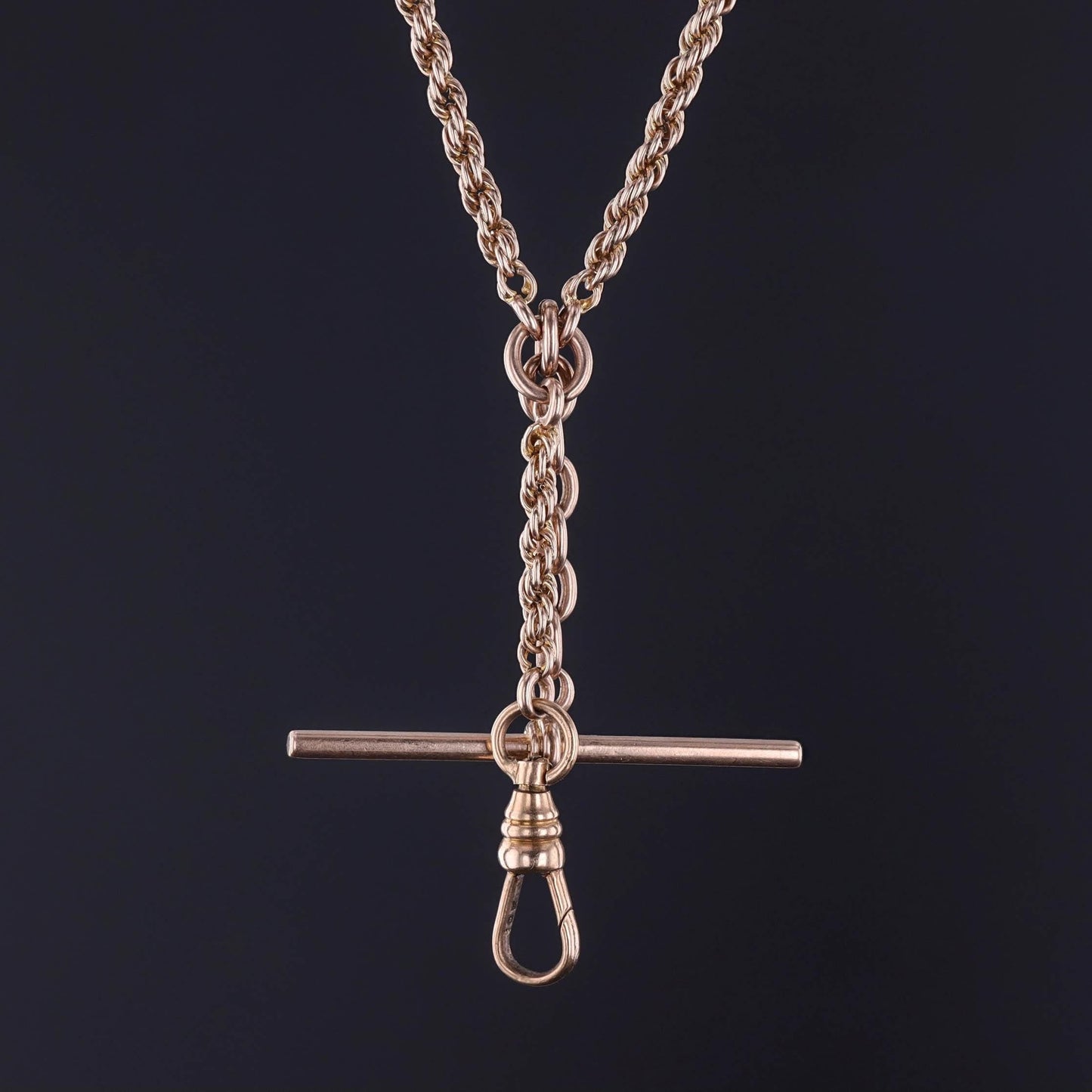 Antique Albert Watch Chain of 9ct Gold